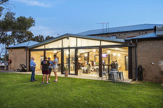 Beer Garden at the Armatree Hotel