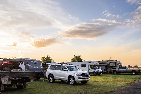 Camping at the Armatree Hotel