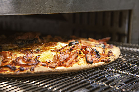 Pizza on the menu at the Armatree Hotel